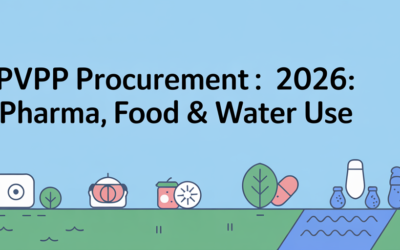 PVPP Procurement 2026: Pharma, Food & Water Use